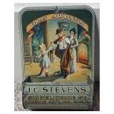 Tin Advertising Match Holder