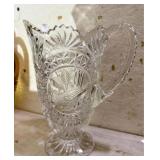 Vintage Crystal Pitcher