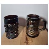 Carnival Glass Tumbler & Fishers Mug