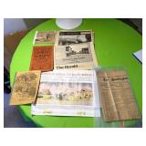 Flat of Misc. Huntingburg History Collectibles