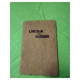 Lincoln Hoosier Pamphlet