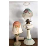 Two Lamps & Shade