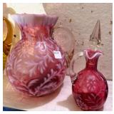 Two Fenton Art Glass Pcs