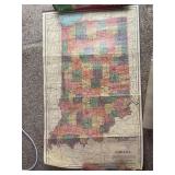 Indiana State Map Advertising