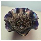 Northwood Rose Show Ruffled Bowl