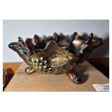 Northwood Ftd Carnival Glass Bowl