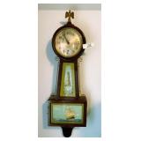 Antique Banjo Hanging Clock