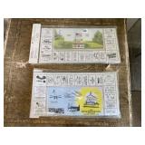 2 Huntingburg, IN Monopoly Boards