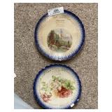 2 Huntingburgh, IN. Advertising Souvenir Plates