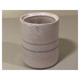 Blue & White Banded Jar