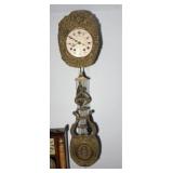 French Wag-on-The Wall Clock With Key