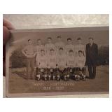 1936-1937 Happy Huntingburg Basketball Post Card