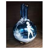 Hand Blown Mary Gregory Cruet