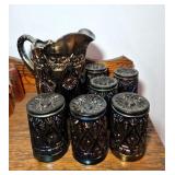 Carnival Glass Water Set