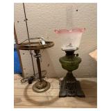 Electrified Vintage Oil Lamp