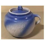 Blue & White Boston Baked Beans Bean Pot