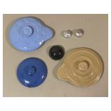 Uhl Pottery Lids (6 Lids Total)