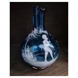 Hand Blown Mary Gregory Cruet