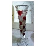 Ruby To Clear Bud Vase
