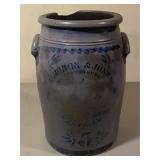 Hamilton & Jones 5 Gallon stoneware Crock Jar