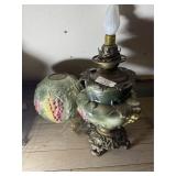 Antique Embossed Oil Lamp