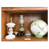 Assorted Vintage Lighting & Shades