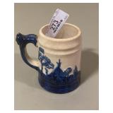 Blue & White Old Sleepy Eye Stoneware Small Mug