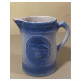 Eagle Blue & White Pitcher