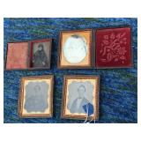Three Tin Type Photos