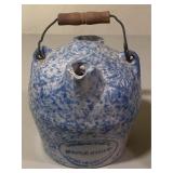 Grandmothers Blue & White Maple Syrup Jug