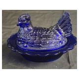 Mosser Cobalt Hen on Nest