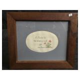 Framed Cross-stitch