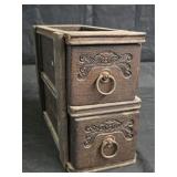 Vintage Wood Sewing Machine Drawers