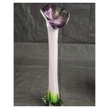 Vintage Murano Calla Lilly Vase