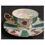 Vintage Lusterware Tea Cup & Saucer Set