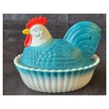 Rosso Westmoreland Hand Painted Hen on Nest