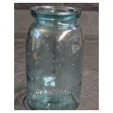 Vintage Aqua Blue Ball Standard Mason Jar