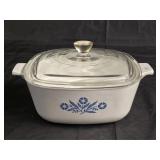 Vintage Blue Cornflower Corningware Casserole Dish