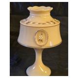 Vintage Westmoreland Almond Glass Fairy Lamp