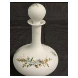 Antique Victorian Satin Glass Barber Bottle