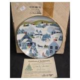 Betsey Bates "Home for Christmas" Collector Plate