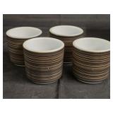 Set of 4 Vintage Pyrex Terra Mugs