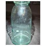 Rare Triple "L" Aqua Blue Ball Mason Jar