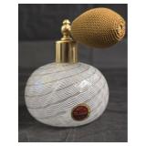 Vintage Murano Glass Perfume Bottle w/Atomizer