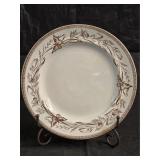 K&B Butterfly Brown Transferware Plate