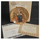 Norman Rockwell "Thanksgiving" Collector Plate