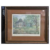 "The Round Barn" Ltd. Ed. Framed Steinkuhl Print