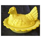 Mosser Dandelion Yellow Hen on Nest
