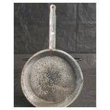 Antique Grey Enamelware Skillet