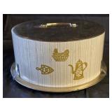 Vintage Decoware Cake Carrier